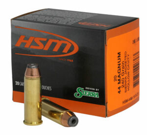 HSM 44M18N20 Pro Pistol  44 Rem Mag 240 gr Jacketed Hollow Cavity 20 Per Box/ 20 Cs