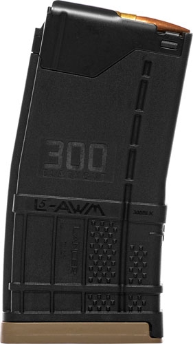 LANCER MAGAZINE L5AWM AR-15 - 300BLK 20RD OPAQUE BLACK - Image 2