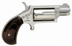 NAA MINI-REVOLVR 22WMR 1-1/8" - S/S MATTE WOOD
