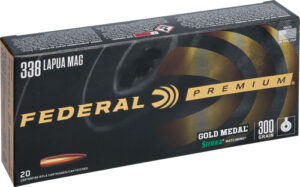 FEDERAL GOLD MEDAL 338 LAPUA - MAG 300GR MATCH 20RD 10BX/CS