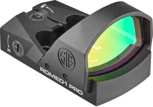 SIG OPTICS REFLEX SIGHT ROMEO1 - PRO 3MOA 1X30 STEEL SHROUD BLK