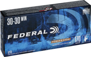 FEDERAL POWER-SHOK 30-30 WIN - 170GR RN 20RD 10BX/CS