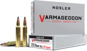NOSLER VARMAGEDDON 223 REM - 55GR FBT 20RD 20BX/CS