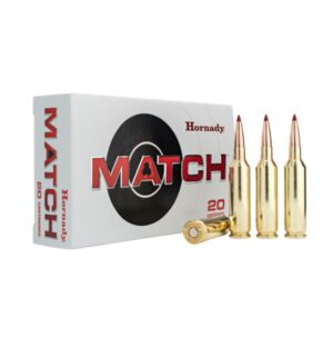 HORNADY MATCH 25 CM 134GR - ELD 20RD 10BX/CS