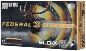 FEDERAL 300 WIN MAG 200GR - ELDX 20RD 10BX/CS