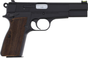 INGLIS P-35 HI-POWER 9MM - 4.7" BBL 2-15RD BLACK/WOOD