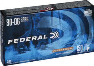 FEDERAL POWER-SHOK 30-06 150GR - SP 20RD 10BX/CS