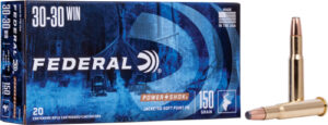 FEDERAL POWER-SHOK 30-30 WIN - 150GR JSP-FN 20RD 10BX/CS