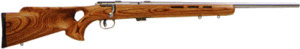 SAVAGE MARK II-BTVS 22LR 21" - HB ACCU TRIG SS/BRN LAM T-HOLE