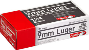 AGUILA 9MM LUGER 124GR FMJ-RN - 50RD 20BX/CS