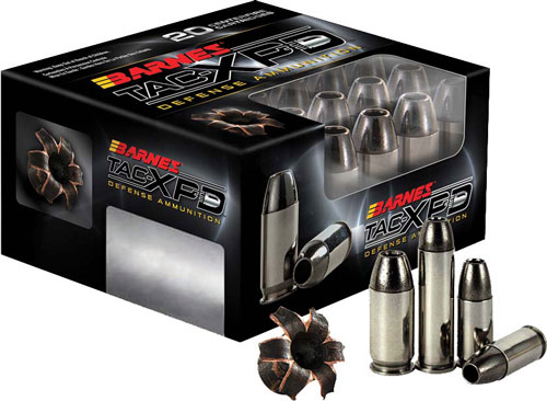 BARNES TAC-XPD 9MM LUGER +P - 115GR TAC XP 20RD 10BX/CS