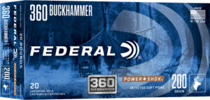 FEDERAL POWER-SHOK 360 - BUCKHAMMER 200G SP 20RD 10BX/C