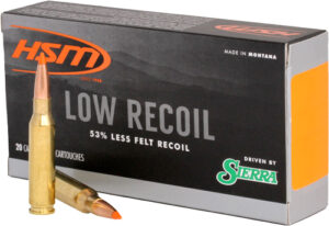 HSM LOW RECOIL 7MM-08 REM - 140GR SBT 20RD 25BX/CS