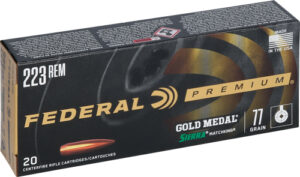 FEDERAL GOLD MEDAL 223 REM - 77GR MATCHKING 20RD 10BX/CS