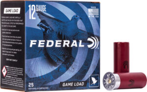 FEDERAL GAME LOAD 12GA 2.75" - 1OZ #7.5 25RD 10BX/CS
