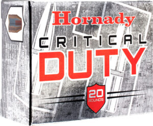 HORNADY CRITICAL DUTY 45 ACP+P - 220GR FLEXLOCK 20RD 10BX/CS