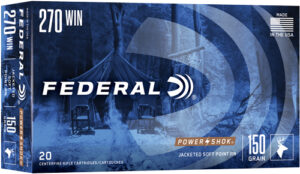 FEDERAL POWER-SHOK 270 WIN - 150GR SP 20RD 10BX/CS