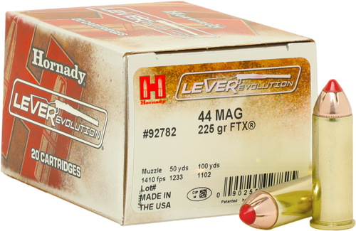 HORNADY LEVEREVOLUTION 44 REM - MAG 225GR FTX 20RD 10BX/CS - Image 2
