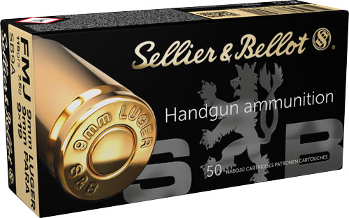 S&B 9MM LUGER 115GR FMJ - 50RD 20BX/CS