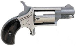NAA MINI-REVOLVER 22LR 1-1/8" - S/S MATTE WOOD