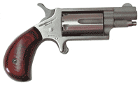 NAA MINI-REVOLVER COMBO 1-1/8" - 22LR/22WMR S/S MATTE WOOD