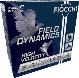 FIOCCHI 12GA 2.75" 1-1/4OZ - #7.5 1330FPS 25RD 10BX/CS