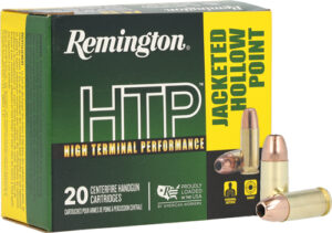 REMINGTON HTP 9MM LUGER 115GR - JHP 20RD 25BX/CS