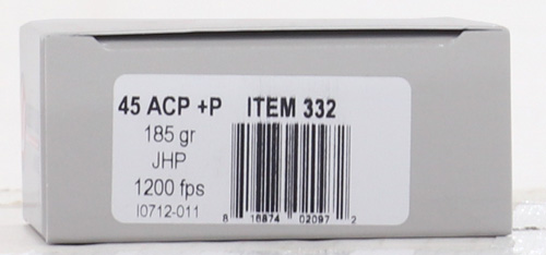 UNDERWOOD 45 ACP +P 185GR JHP - 20RD 10BX/CS - Image 2