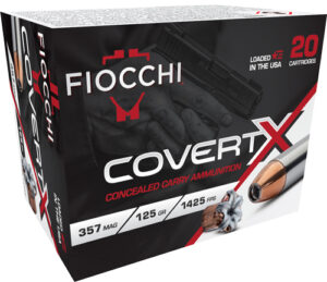 FIOCCHI 357 MAG 125GR JHP - 20RD 10BX/CS