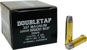 DOUBLETAP 357 MAG 200GR WFNGCH - HARDCAST SOLID 20RD 50BX/CS
