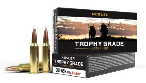 NOSLER TROPHY GRADE 300 WSM - 180GR ACCUBOND 20RD 10BX/CS