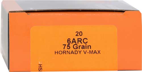HSM 6MM ARC 75GR V-MAX - 20RD 25BX/CS - Image 2