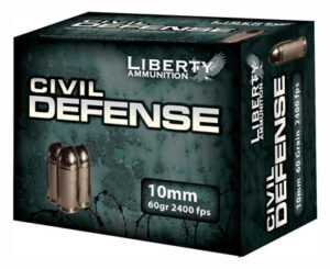 LIBERTY CIVIL DEFENSE 10MM - 60GR HP 20RD 10BX/CS