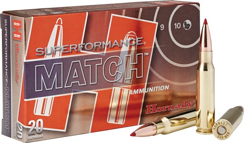 HORNADY SPF MATCH 308 WIN - 168GR ELD MATCH 20RD 10BX/CS