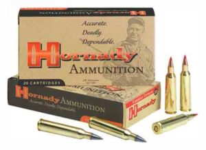 HORNADY VARMINT 22-250 REM - 55GR V-MAX 20RD 10BX/CS