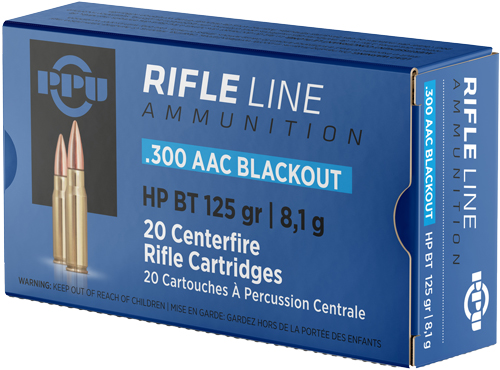 PPU 300 AAC BTHP 125GR - 20RD 50BX/CS