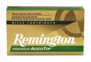 REMINGTON PREMIER 222 REM - 50GR ACCUTIP 20RD 10BX/CS
