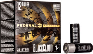 FEDERAL BLACK CLOUD 12GA 3" - 1-1/4OZ #4 1450FPS 25RD 10BX/C