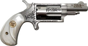 NAA MINI-REVOLVR 22WMR 1-5/8" - S/S MATTE WHITE PEARL 50 ANNIV
