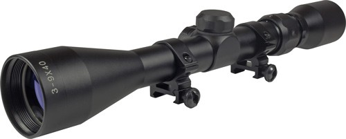 TRUGLO SCOPE BUCKLINE 3-9X40MM - BDC BLACK W/WEAVER RINGS - Image 2