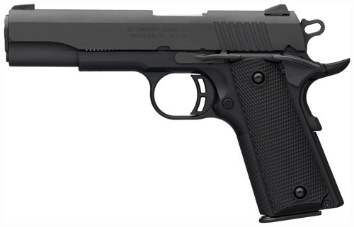 BROWNING 1911-380 BLACK LABEL - 380ACP 4.25"FS 8RD BLK/SYN - Image 2