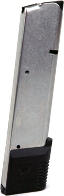 WILSON MAGAZINE 1911 45ACP - 10RD EXT. SS POLYMER PAD