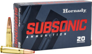 HORNADY SUBSONIC 45-70 GOV - 410GR SUB-X 20RD 10BX/CS