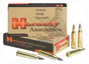 HORNADY VARMINT 22-250 REM - 55GR V-MAX 20RD 10BX/CS