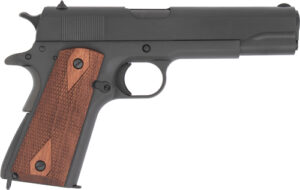 TISAS 1911A1 US ARMY 45ACP - 5" BBL 7RD WOOD GRIP/BLACK