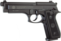 TAURUS 92 9MM 5" FS 17-SHOT - BLUED CHECKERED RUBBER