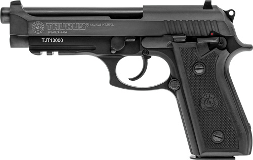 TAURUS 92 9MM 5" FS 17-SHOT - BLUED CHECKERED RUBBER - Image 3