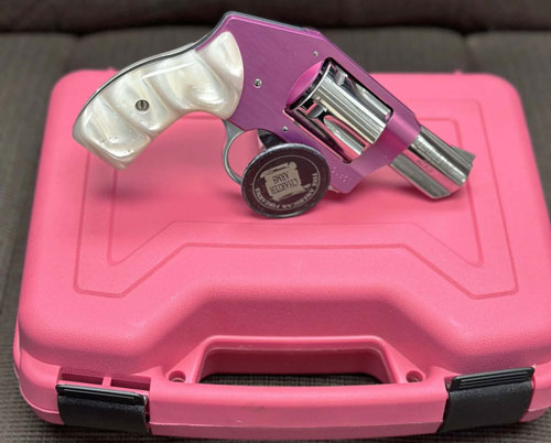 CHARTER ARMS CHIC LADY 38SPL - OFF DUTY 2" PINK/POLISH W/CASE - Image 2