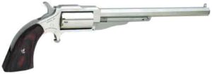 NAA MINI-REVOLVER "HOGLEG" - 22WMR 6" FS S/S WOOD