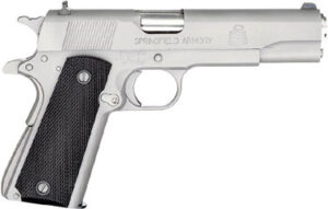SPRINGFIELD MIL-SPEC 1911   45 - ACP 5" 7RD STAINLESS CA COMP